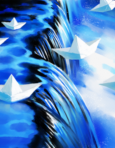 Paper Boat Float